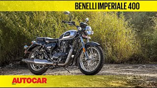 Benelli Imperiale 400 Walkaround and Exhaust Sound  First Look  Autocar India [upl. by Oah]