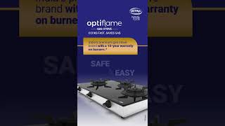 ULTRA OPTIFLAME Glass Top Gas Stove Safe amp Easy to Clean [upl. by Htebharas]