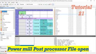 Power mill 2017 Post Possessor All Machines Controller Tutorial [upl. by Keiko]