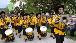 Fanfarenzug Treffen Jubiläumsumzug Obermarchtal [upl. by Annahsohs583]