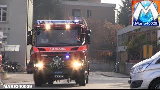 Tiefgaragenbrand Hauptübung  Einweihungsfahrt Feuerwehr Binningen [upl. by Anitsirhcairam]