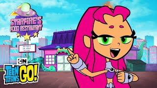 Starfires Food Restaurant  Teen Titans Go  Cartoon Network [upl. by Serge]