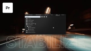 How To Stabilize Video In Premiere Pro  Warp Stabilizer Complete Overview [upl. by Bently174]
