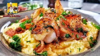 Shrimp and Grits  Shrimp and Grits Recipe [upl. by Hudis930]