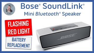 Bose Soundlink Mini 2 Flashing Redlight Final fix 2022  Part 2 [upl. by Omero]