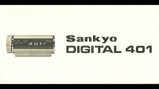 Sankyo Digital 401 cyclometer clock [upl. by Lorusso261]