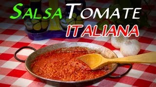 Receta de la Autentica Salsa de Tomate Italiana [upl. by Jola]