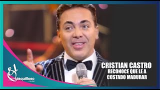 Cristian Castro admite que ser adulto le ha resultado complicado [upl. by Lemak]