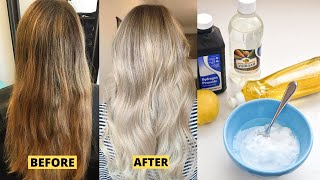 Hydrogen Peroxide and Baking Soda for Hair Lightening Without Bleach and Damage [upl. by Hadden]