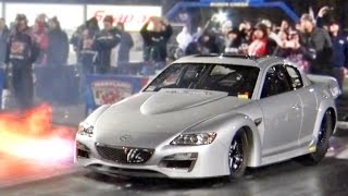 TRIPLE Turbo 1600hp Mazda RX8 [upl. by Enawyd842]