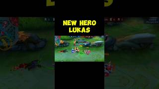 MLBB  Lukas new hero 2024 gameplay  Advance Server lukas mlbb shorts [upl. by Airdnekal]