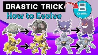 DRASTIC TRICKPokemon DiamondampPearlHGSS  How to Evolve MachokeKadabraHaunter amp Graveler [upl. by Arella]