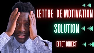 Lettre de Motivation Campus France [upl. by Fay769]