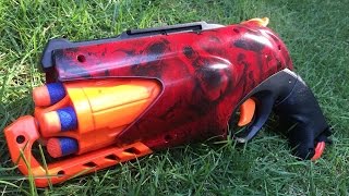 Nerf Mod The quotBAToNquot Low Profile Hammer Dip Grip and More [upl. by Ayit480]