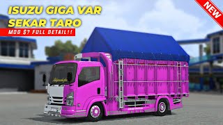 RILISS MOD ISUZU GIGA VAR SEKAR TARO MUHKLAS PO TERBARU FULL DETAIL bussid v43 [upl. by Tertias330]