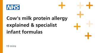 Cows Milk Protein Allergy amp Specialist Infant Formulas updated 2021 [upl. by Worsham]