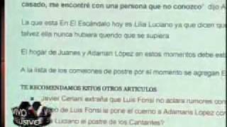 SuperXclusivo 102909  Confirman infidelidad de Lilia Luciano [upl. by Millisent]