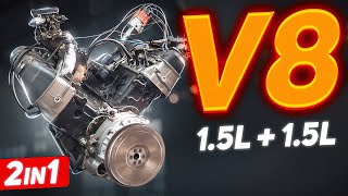 We turn 2 Lada inline4s into a V8 [upl. by Forras]