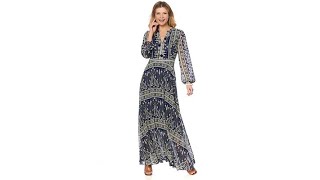 Sheryl Crow Printed Maxi Dress [upl. by Llyrehc]