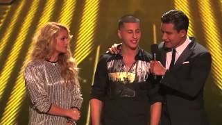 Finale Carlito Olivero Is Eliminated From The X Factor THE X FACTOR USA 2013 mymusic [upl. by Atsylak829]