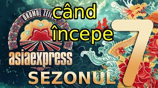 CÂND ÎNCEPE ASIA EXPRESS 2024 LA ANTENA 1 [upl. by Kcub]