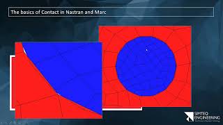 Contact settings in Nastran and Marc  Session 1 [upl. by Etteoj9]