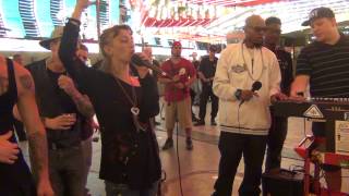 White Girl Rapper Freestyling Cypher Forgot About Dre Fremont [upl. by Azzil456]