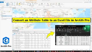 Convert an Attribute Table to an Excel File in ArcGIS Pro [upl. by Hubbard]