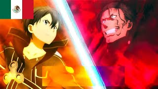 kirito vs poh pelea completa SAO alicization war of underworld español latino anime sao kirito [upl. by Hanleigh]