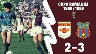 RAPID  STEAUA 23 19881989 CUPA ROMÂNIEI [upl. by Dirrej]