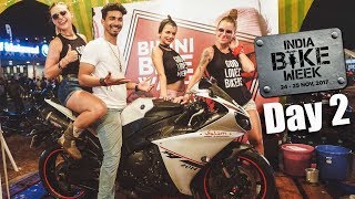 India Bike Week 2017  IBW Goa  Did Bikini Bike Wash [upl. by Lisandra]