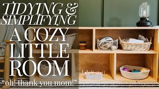 ORGANIZE amp DECLUTTER MY TODDLERS ROOM 🧸 Montessori Inspired Bedroom  Toy Rotation  Simple Living [upl. by Elwee]