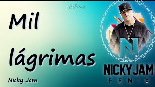 Mil Lagrimas  Nicky Jam LetraLyrcs  Fenix [upl. by Nuhsyar98]