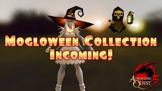 AQ3D News Whats Coming THIS Week Mogloween Collection But What Else AdventureQuest 3D [upl. by Hbahsur]