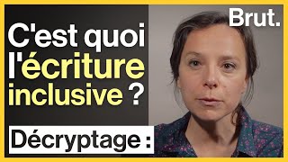 Cest quoi lécriture inclusive [upl. by Giacobo959]