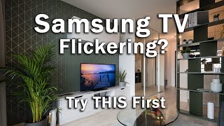 Samsung TV Flickering Screen Fix It Now [upl. by Cia]