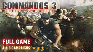 Commandos 3 Destination Berlin  Full Game  All Missions Complete Walkthrough Playthrough Longplay [upl. by Erodaeht643]