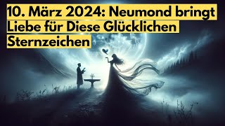 Der Neumond am 10 März 2024 bringt Liebe für Diese Glücklichen Sternzeichen astrologie [upl. by Aneem]