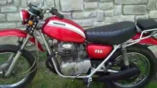 1971 Honda SL 350 motorcycle FOR SALE SL350 K1 Motosport original [upl. by Elenaj]