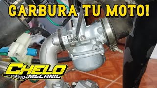 CARBURACION MOTO 110  CHELO MECANIC [upl. by Erlewine]