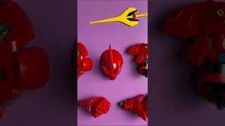 Sazabi SD  Satisfying Build Gundam Plamo  Model Kit  ASMR [upl. by Wootan]