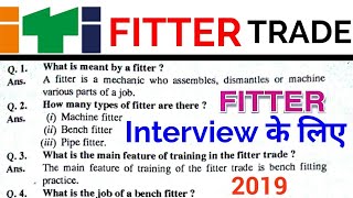 Apprentice Interview 2019  ISROBHELDRDOSAILONGC Fitter Interview Questions amp Answers 2019 [upl. by Ran]