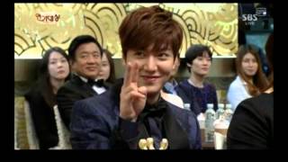 SBS AWARDS  LEE MIN HO [upl. by Philana]