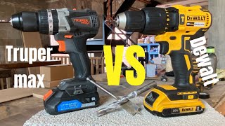 Taladros Dewalt vs Truper Max  taladros percutores inalámbricos 3 funciones 101453 va dcd778 [upl. by Aneehsar]