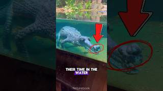 The longest snout crocodile  Gharial crocodile 🐊 wildlife animals nature [upl. by Etteuqram564]