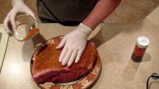 Masterbuilt Smoker  Pork Shoulder  Step 1 Prep [upl. by Nur885]