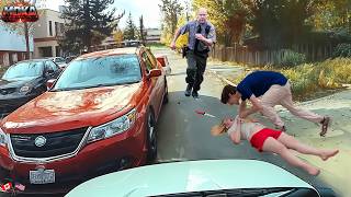 200 SHOCKING Moments Of Racist Karen Gets INSTANT KARMA After Road Rage [upl. by Ardnuhsal]