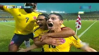 Colombia vs Ecuador 10  Gol de James Rodriguez  06Septiembre2013  Eliminatorias Brasil 2014 [upl. by Llyrrad456]