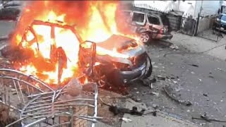 Camioneta con químicos explota daña casas y vehículos en Queens [upl. by Aedrahs]