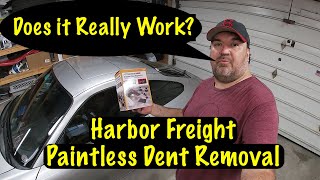 Harbor Freight paintless dent removal tool review [upl. by Esyak]